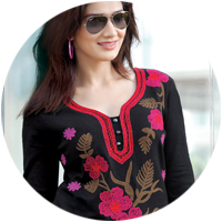 Women Woollen Woollen Kurties manufacturers exporters India punjab ludhiana